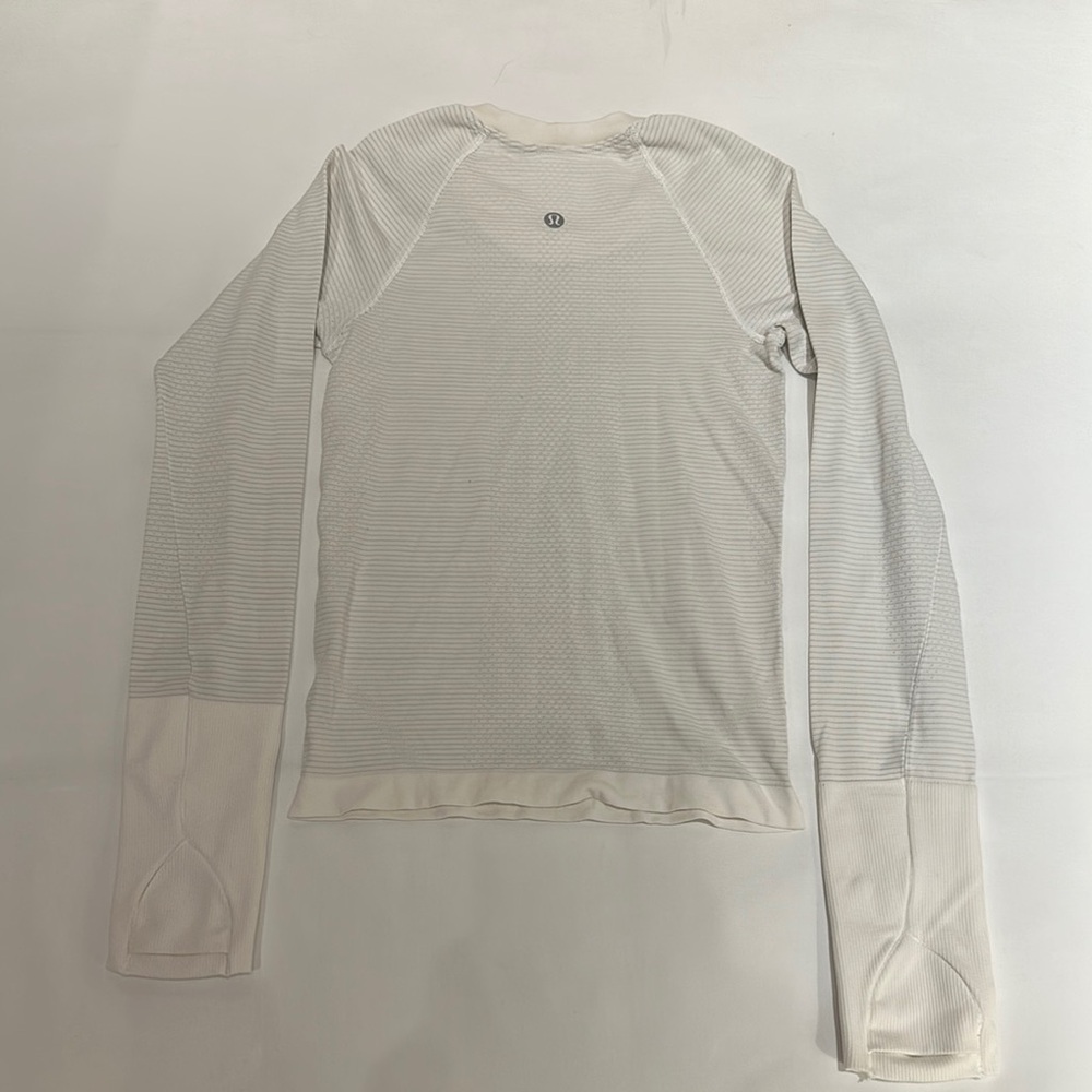 lululemon athletica White Long Sleeve Top